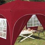  Zložljivi šotor za zabave 575 x 288 x 245 cm Burgundija, (5000248715) | Shoptok.si