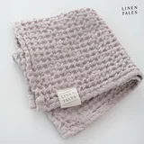 Linen Tales Svetlo rožnata brisača 50x70 cm Honeycomb – Linen Tales