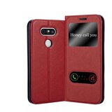 Cadorabo Ohišje, združljivo z LG G5 v žafranovo rdeča - Zaščitni ovitek z magnetnim zapiranjem, stoječo funkcijo in 2 okencema za gledanje, (20561762) | Shoptok.si