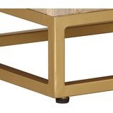 ormarić 110 x 30 x 40 cm od masivnog drva manga i željeza | shoptok.hr