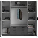 Tvilum Črna omara Sprint, 195,5 x 200 cm | Shoptok.si