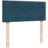  s oprugama i madracem plavi 120 x 190 cm baršun | shoptok.hr