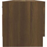 vidaXL garderobna omara rjavi hrast 100x32,5x35 cm konstruiran les | Shoptok.si