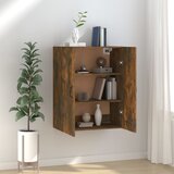 vidaXL Viseča omarica dimljeni hrast 69,5x34x90 cm konstruiran les Cene