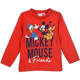 Kids movie heroes majica dugih rukava za dečake mickey crvena