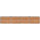  Povišeni vrtni krevet Drvena smeđa 320 x 40 x 55 cm | shoptok.hr