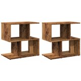  Noćni ormarići 2 kom staro drvo 50x30x51,5 cm konstruirano drvo | shoptok.hr