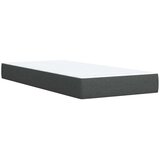  Okvir kreveta s oprugama i madrac tamnosivi 80x200cm od tkanine | shoptok.hr
