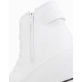 Ombre Men's high-top sneakers with zipper for easy on - white | shoptok.hr