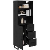  Highboard s ladicama 2 pcs Crni hrast Konstruirano drvo | shoptok.hr
