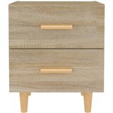  Noćni ormarići 2 kom boja hrasta sonome 40 x 35 x 47,5 cm | Eponuda.com