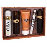 Cuba gold darilni set toaletna voda 100 ml + vodica po bitju 100 ml + gel za prhanje 200 ml + deodorant 200 ml + toaletna voda 35 ml za moške Cene