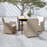  5-dijelni vrtni blagovaonski set smeđi | shoptok.hr