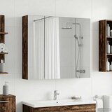  Kupaonski ormar s ogledalom Zidne Staro drvo 80 x 14.5 x 70 cm | shoptok.hr