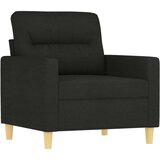 vidaXL 4-dijelni set sofa s jastucima crni od tkanine | shoptok.hr
