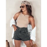 DStreet Szorty jeansowe damskie JEANLOVE czarne Cene