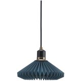 Halo Design 744060- Visilica na sajli PARIS 1xG9/28W/230V prečnik 24 cm plava/mesing/hrast | Eponuda.com