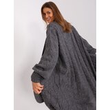 BADU Cardigan-BA-SW-8032-1.06P-dark grey | Shoptok.si