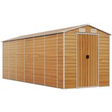  Vrtno spremište svjetlosmeđe 191 x 555 x 198 cm pocinčani čelik | shoptok.hr