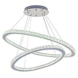  led luster na sajli, prigušiva, LED/160W/230V 3000-6500K, srebrna + daljinski upravljač | Eponuda.com