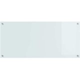  Kuhinjski zid 2 pcs Bijelo 110 x 50 cm Staklo otporno na udarce | shoptok.hr