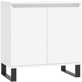 Maison Chic Kopalniška omarica - Kopalniški kabinet bela 58x33x60 cm inženirski les, (21794860) Cene