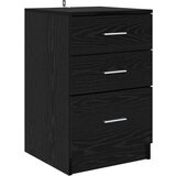 vidaXL Noćni ormar Crni hrast 40 x 40 x 63 cm Konstruirano drvo | shoptok.hr