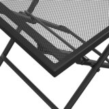  Sklopivi vrtni stol antracit 38 x 38 x 38 cm od čelične mreže | Eponuda.com