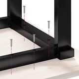  Noge za stolić za kavu s O-oblikom 140x30x43cm čelik | shoptok.hr