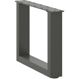  Noge za klub stolić U-oblik 2 kom antracit 30 x (30-31) cm čelik Slike