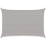  Jedrilica za sunčevu sjenu Svijetlo siva i bijela. 3 x 5 m HDPE | shoptok.hr