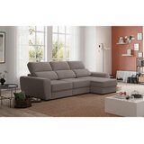 CARRYHOME KOTNA SEDEŽNA GARNITURA, velur rjava | Shoptok.si