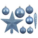 Decoris Set kuglica za božićno drvce (Plava, Polistirol, 33 Kom.) | shoptok.hr