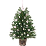  Umjetno božićno drvce s 150 LED svjetlima Zelena 95 cm PE i PVC Slike