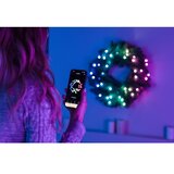 TWINKLY GD20P4425P00 - prigušiva LED RGB božićni venac, 50 LED, prečnik 60 cm, Wi-Fi | Eponuda.com