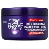 L´Oréal Paris Elseve Color-Vive Deep Purple Mask maska za kosu plava kosa sijeda kosa 250 ml za ženske