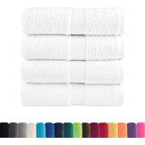Premium ručnici za goste SOLUND 4 kom. Bijeli 30x50 cm 600 g/m² | shoptok.hr