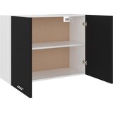 Viseći ormarić "Lyon" Crni 80x31x60 cm Inženirsko drvo | Eponuda.com