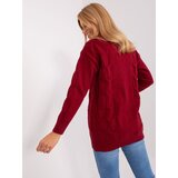 Wool Fashion Italia Sweater-AT-SW-2241.36P-burgundy | Shoptok.si