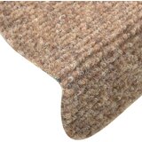 vidaXL samoljepljivi otirači za stepenice 15 kom krem 65 x 21 x 4 cm | shoptok.hr