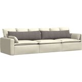 vidaXL Blazine za kavč 2 pcs Svetlo siva 145 x 40 cm Žametna tkanina | Shoptok.si