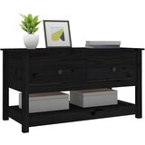  Stolić za kavu crni 102x49x55 cm od masivne borovine | Eponuda.com