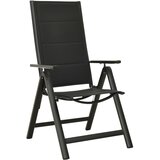 Maison Chic Zložljivi Vrtni Stoli - Stol za vrti 2 kosa tekstil in aluminij črni JS2687, (21876239) Cene
