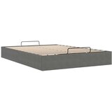  Otoman krevet Tamnosiva 153 x 203 cm Baršun - Tamnosiva 152 x 203 cm | shoptok.hr