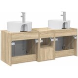  Set ormarića za kupaonicu 3 kom. Hrast sonoma | shoptok.hr