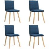  Jedilni stoli 4 kosi modro blago, (21822351) | Shoptok.si