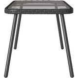  Kava Stol Crna 90 x 45 x 43 cm poliratan | shoptok.hr