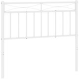 vidaXL Metalno uzglavlje bijelo 100 cm | shoptok.hr