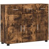  Kreveta Dimljeni hrast 88 5 x 30 5 x 73 cm Konstruirano drvo | shoptok.hr