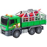 Lean Toys Tovornjaka za prevoz dinozavrov, lučke, zvoki, zelene barve 1:10 | Shoptok.si